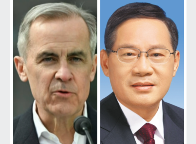 释放强烈信号：卡尼和中国总理同意加强加拿大和中国之间的沟通