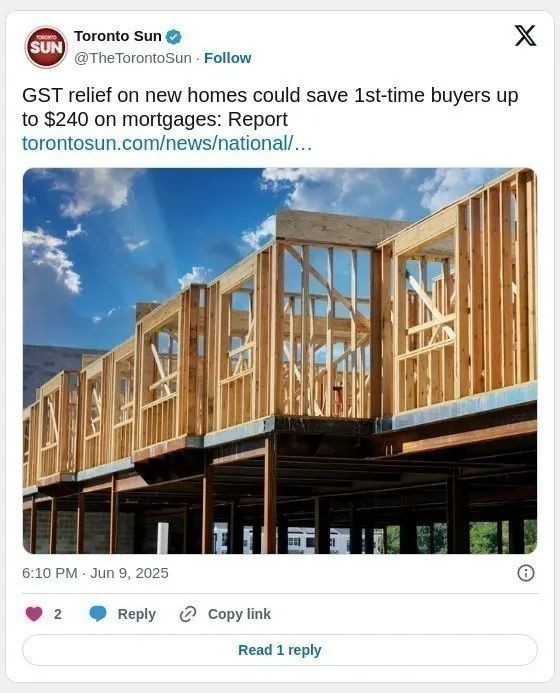 加国推出这免税计划 购房建房要激增