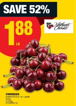 本周特价：哈密瓜$1 樱桃$1.88 蓝莓、菠萝$2 10lb土豆$2.99