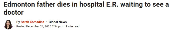 悲剧！加拿大44岁父亲胸痛送医，急诊等候8小时后倒下身亡