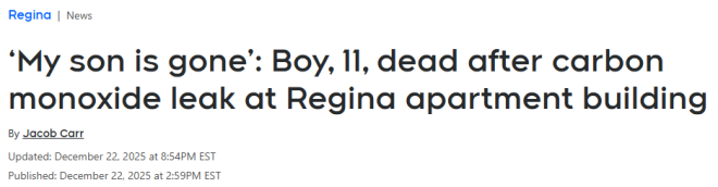 加拿大母亲回家看到惨烈一幕: 丈夫倒地挣扎, 11岁儿子陈尸卧室!