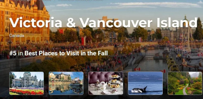 加拿大最佳旅游地榜单出炉 BC省有六地区上榜