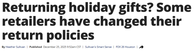 Amazon、Best Buy、Sephora等巨头改退货政策了! 小心被扣钱