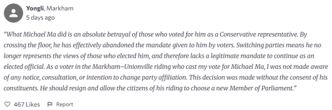 彻底的背叛! 万锦华人请愿书签名已达3.7万! 提出3大要求!