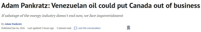 委内瑞拉原油回归，加拿大或被”挤出局”，一步步被拖穷
