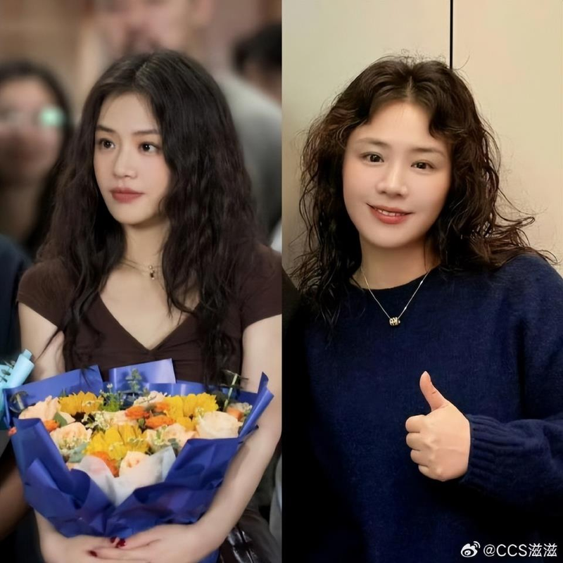 马思纯卷发像老婆子？ 她「脾气太好」仍和发型师合影